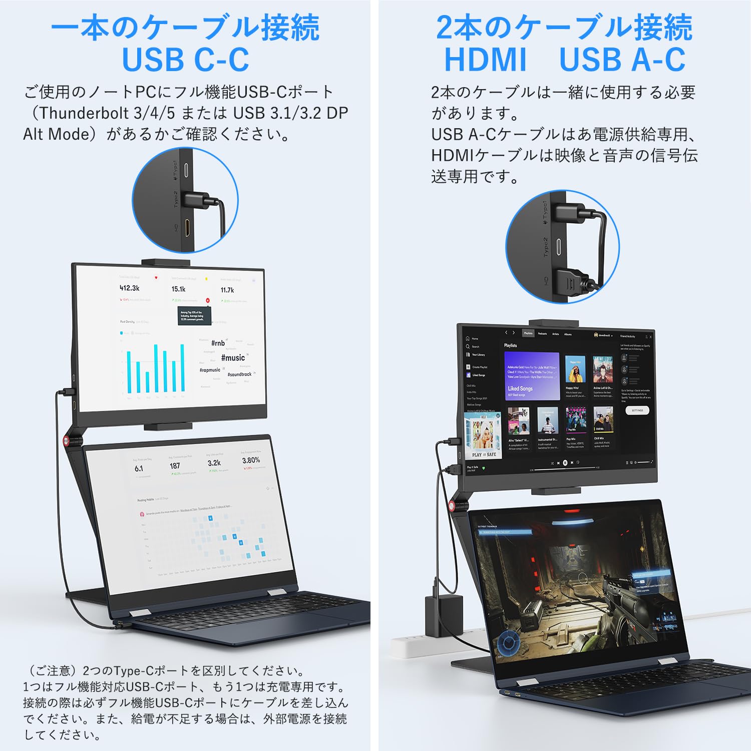 Amazon.co.jp: MAGICRAVEN モバイルモニター 15.6インチ モバイル